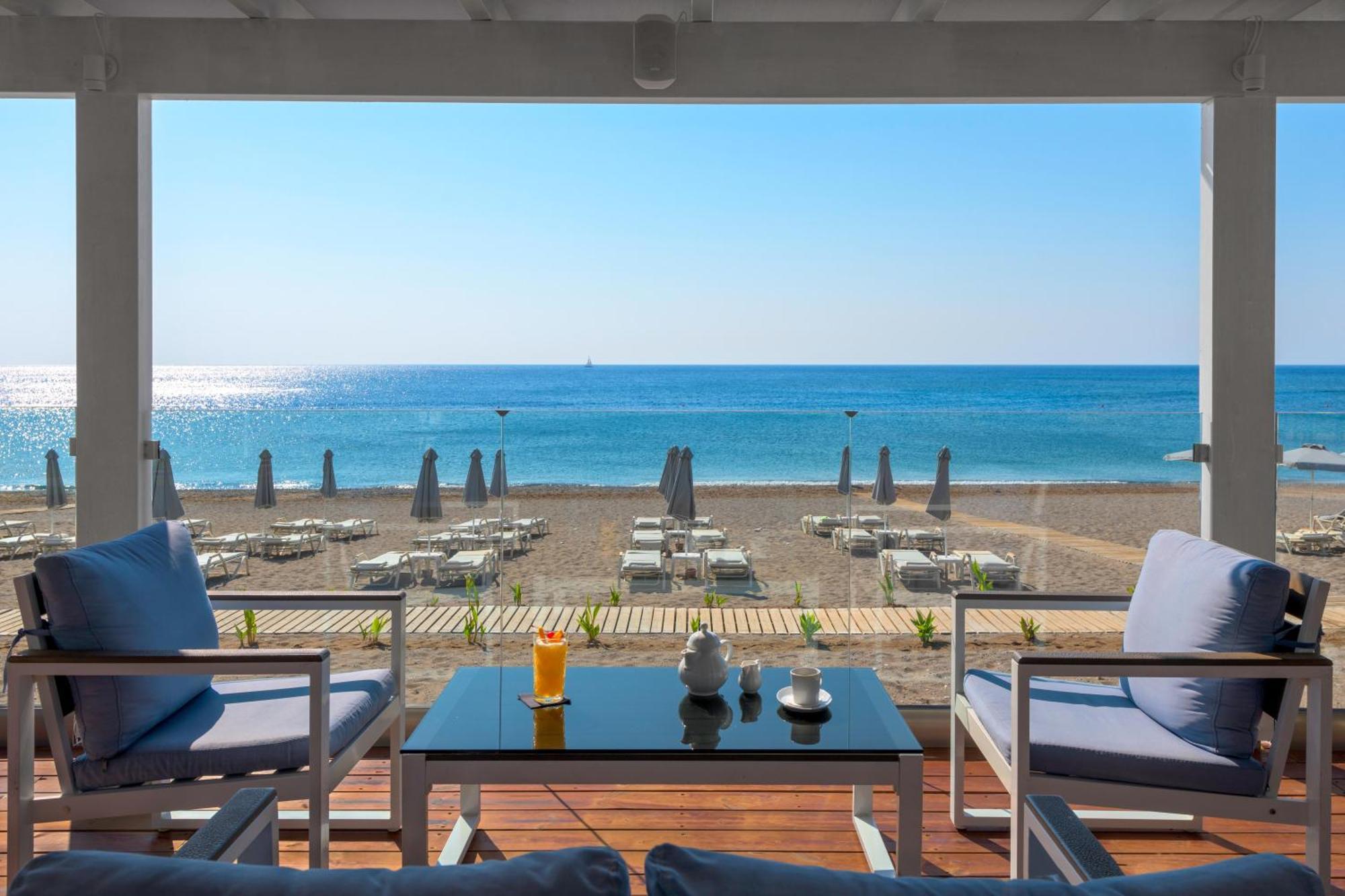 فندق رودوس بالاديوم ليجر آند ويلنيس Kallithéa المظهر الخارجي الصورة Beach at the Grand Resort