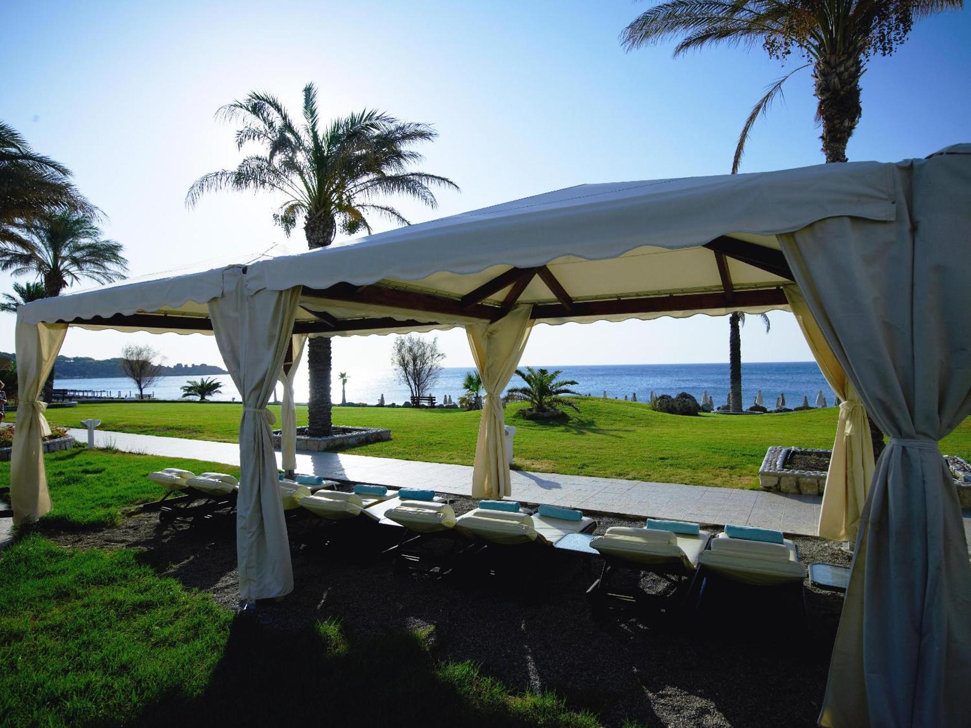 فندق رودوس بالاديوم ليجر آند ويلنيس Kallithéa المظهر الخارجي الصورة Pergola