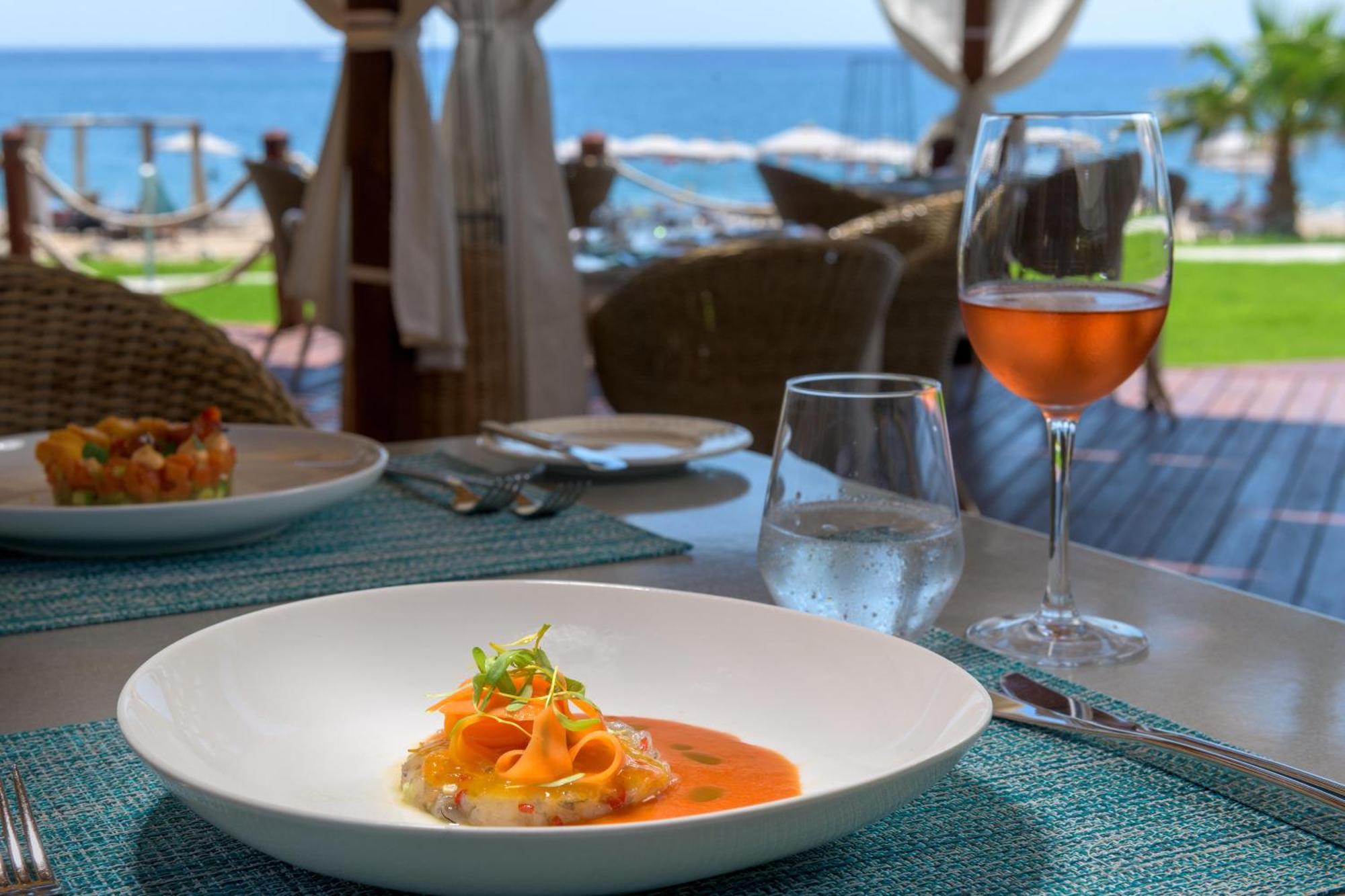 فندق رودوس بالاديوم ليجر آند ويلنيس Kallithéa المظهر الخارجي الصورة A glass of rosé wine